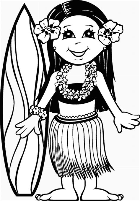 hawaii coloring pages free printables|More.